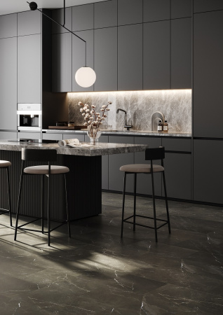 Кварцевый ламинат Fargo Камень Имперадор Дарк 64S451